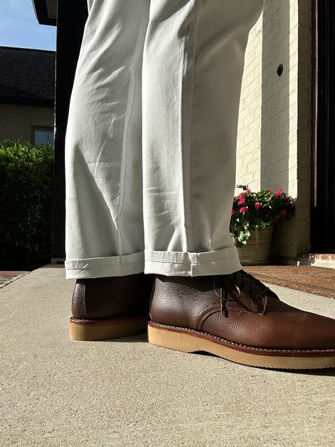 Photo by PMap on July 17, 2026 of the Oak Street Bootmakers Lakeshore Boot in Brown Scotch Grain Chromexcel.