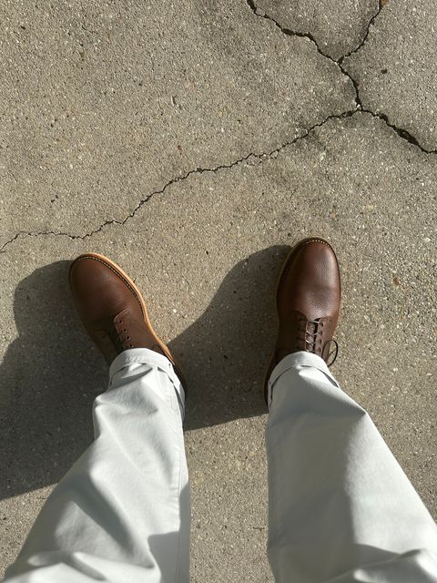 Photo by PMap on July 17, 2026 of the Oak Street Bootmakers Lakeshore Boot in Brown Scotch Grain Chromexcel.