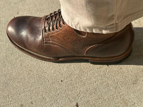 Photo by PMap on July 1, 2026 of the Viberg Service Boot in Whiskey Kudo.