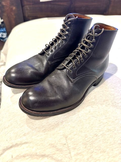 Photo by PMap on July 6, 2026 of the Viberg Navvy Boot in Annonay Malt Alpine Calf.