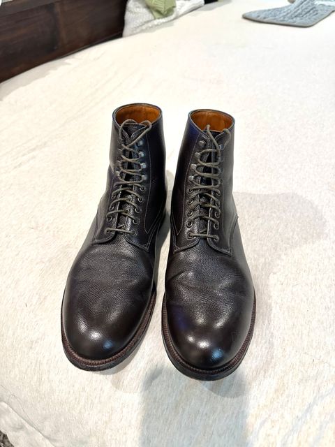 Photo by PMap on July 6, 2026 of the Viberg Navvy Boot in Malt Alpine Calf.