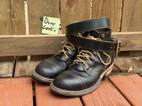 Photo by SteveHarveyOswald on November 1, 2025 of the Nicks Heritage Belt in Horween Brown Waxed Flesh.