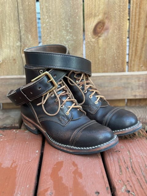 Photo by SteveHarveyOswald on April 5, 2026 of the Nicks Heritage Belt in Horween Brown Waxed Flesh.