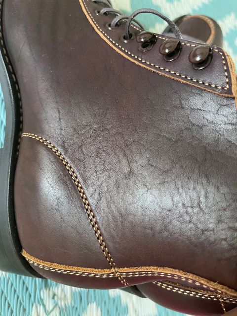 Photo by od on July 20, 2026 of the The 2 Monkeys Randonnée in Tatsuno Hand Waxed Leather.