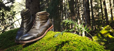 Photo by SimOnthEdge on March 24, 2025 of the Grant Stone Diesel Boot in Incas Jungle Kangaroo.