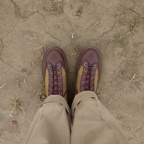 Photo by life.is.babe on April 21, 2024 of the Danner Field in Brown Full Grain.