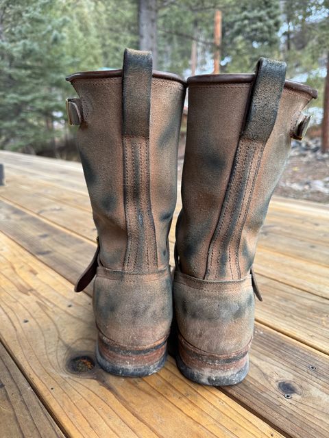 Photo by sfiegi on February 1, 2026 of the Nicks Brakeman in Horween Brown Chromexcel Roughout.