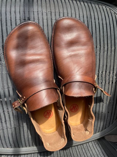 Photo by Chief_keef on March 20, 2026 of the Aurora Shoe Co. Middle English in Horween Brown Chromexcel.