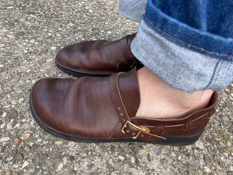 Photo by Chief_keef on July 2, 2026 of the Aurora Shoe Co. Middle English in Horween Brown Chromexcel.
