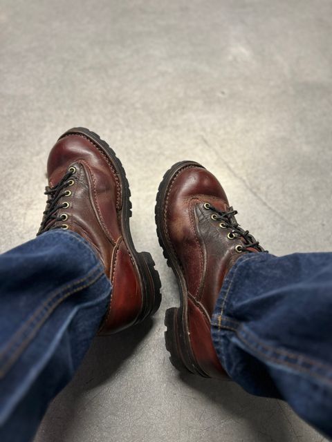 Photo by gsgarza on August 28, 2025 of the Wesco Jobmaster in Unknown Natural Veg Tan.