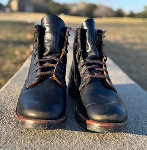 Photo by branconn23 on January 5, 2026 of the Red Wing Beckman Flatbox in S.B. Foot Black Klondike.