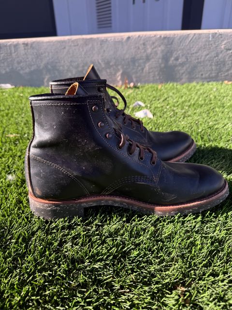Photo by branconn23 on February 5, 2026 of the Red Wing Beckman Flatbox in S.B. Foot Black Klondike.