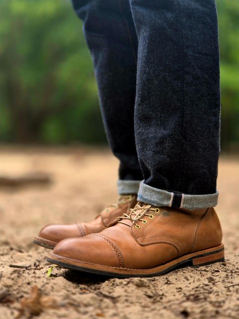 Photo by Slash on June 16, 2026 of the Viberg Service Boot BCT in Maryam Fango Vitello Calf.