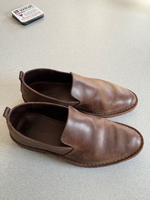 Photo by glddstgpsy on March 26, 2025 of the Blkbrd Shoemaker Travers in Brown Pull Up.