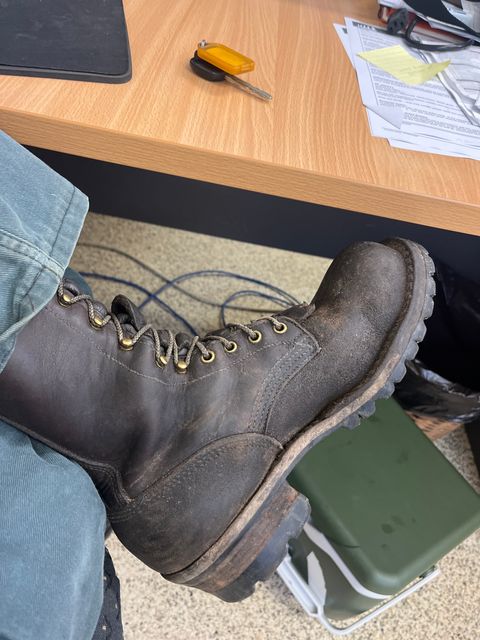 Photo by quixoticelixer on February 21, 2026 of the JK Boots Superduty in JK Boots / Brown.
