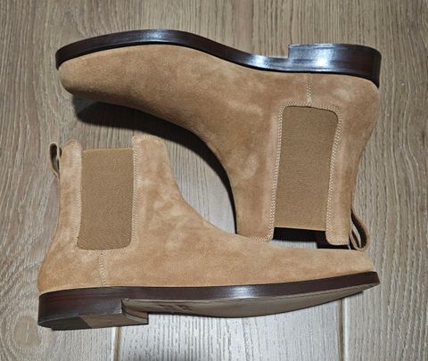 Photo by Adam_C on May 22, 2025 of the KOIO Trento in Italian Calf Suede.