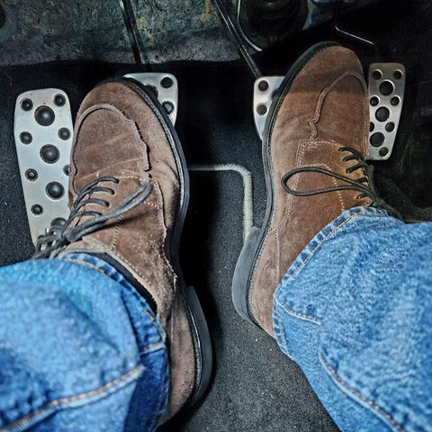 Photo by Janbiya on May 20, 2025 of the XBXS Derby Boots in Prime Asia Suede.