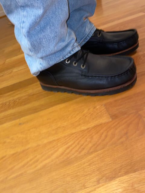 Photo by Stellarlife2429_ on May 30, 2026 of the Jim Green Workhorse Moc Toe in Nubuck leather.