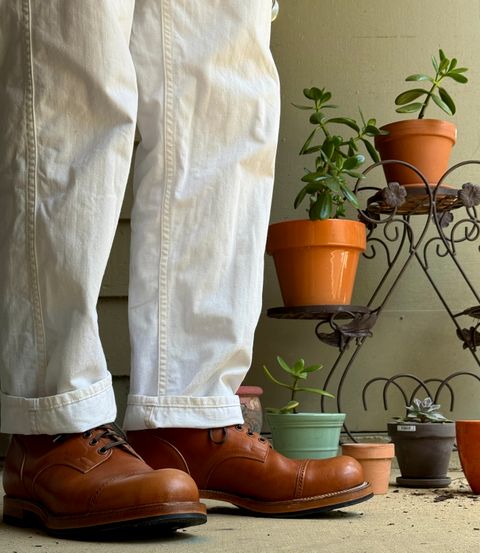 Photo by blinkofani on July 20, 2026 of the Viberg Service Boot BCT in Maryam Cuoio Horsebutt.