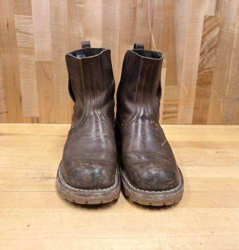 Photo by bamcg on February 4, 2026 of the Nicks Work Chelsea in Horween Predator Natural.