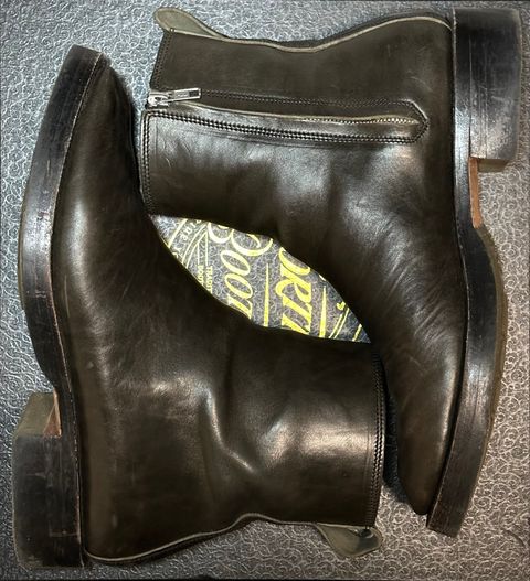 Photo by pMattp on November 4, 2024 of the Fortis Boots Antasena in Maryam Asfalto Horsebutt.