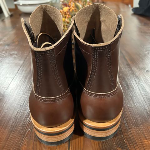 Photo by dyl on November 9, 2024 of the White's MP-Sherman Toe Cap in Horween Brown Chromexcel.