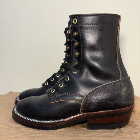 Photo by TastefulGent on February 1, 2026 of the Nicks MTO in Horween Black Waxed Flesh.