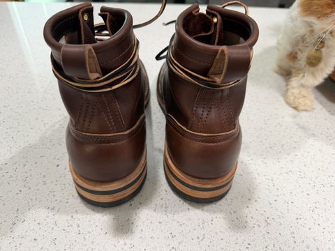 Photo by dabe2297 on June 2, 2026 of the Nicks Falcon in Horween Brown Chromexcel.