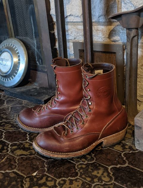 Photo by evsnova74 on March 2, 2025 of the Frank's Boots Front Range in Wickett & Craig Chestnut English Bridle.
