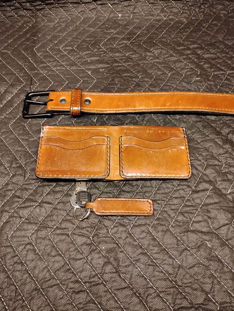 Photo by evsnova74 on November 2, 2025 of the Self-Made Wallet in Maryam Macchiato TPR Horsebutt.