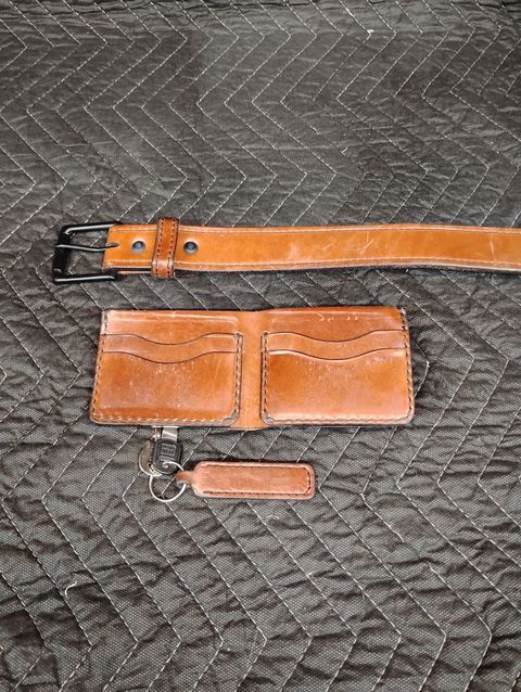 Photo by evsnova74 on January 1, 2026 of the Self-Made Wallet in Maryam Macchiato TPR Horsebutt.