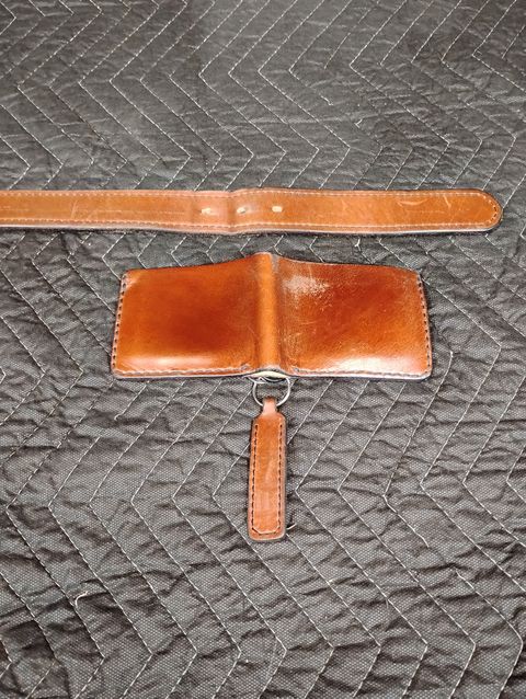 Photo by evsnova74 on January 1, 2026 of the Self-Made Wallet in Maryam Macchiato TPR Horsebutt.