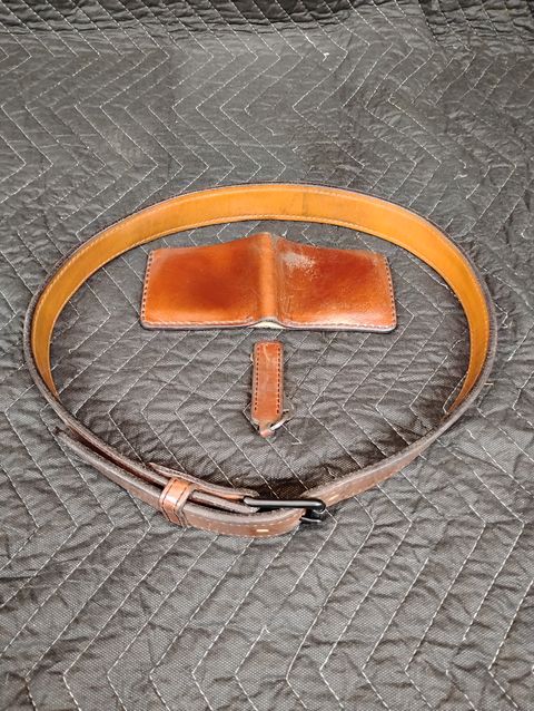 Photo by evsnova74 on February 2, 2026 of the Self-Made Wallet in Maryam Macchiato TPR Horsebutt.