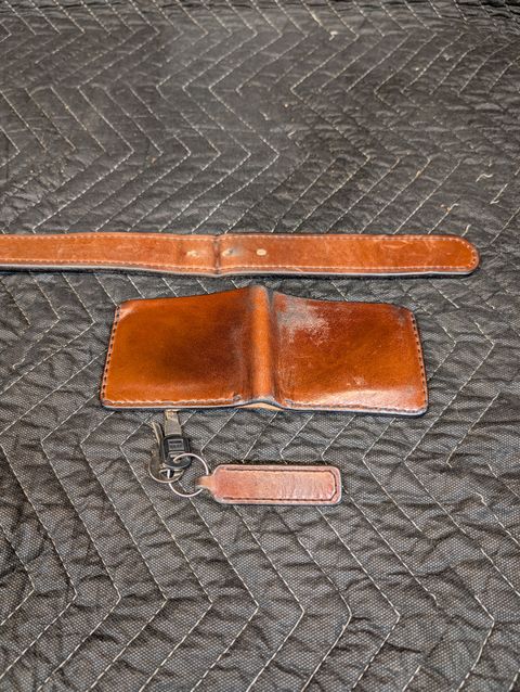 Photo by evsnova74 on April 3, 2026 of the Self-Made Wallet in Maryam Macchiato TPR Horsebutt.