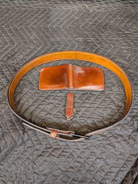 Photo by evsnova74 on April 3, 2026 of the Self-Made Wallet in Maryam Macchiato TPR Horsebutt.