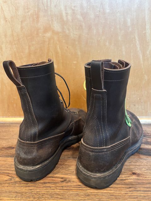 Photo by jeff on January 8, 2026 of the Nicks x Rose Anvil ND3 in Horween Brown Waxed Flesh.