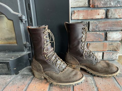 Photo by questrel on March 4, 2026 of the JK Boots Superduty in Brown Cowhide.