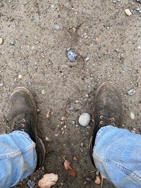 Photo by Blaine on August 21, 2024 of the Nicks BuilderPro in Seidel MaxSupport Black Roughout & Seidel MaxSupport Black.