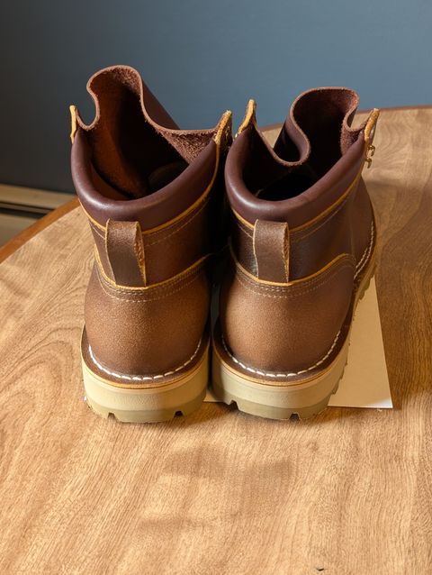 Photo by ilkhan on June 23, 2025 of the Nicks Ridgeline Hiking Boot in Nicks / Horween Spokane Honey waxout.