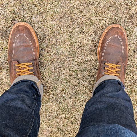 Photo by patina_colada on March 4, 2025 of the Parkhurst The Niagara in Parkhurst / C.F. Stead Saddle Waxy Commander.