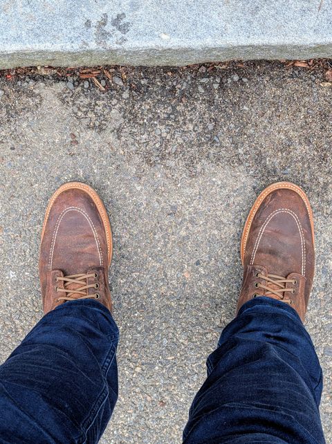 Photo by patina_colada on March 21, 2025 of the Parkhurst The Niagara in Parkhurst / C.F. Stead Saddle Waxy Commander.