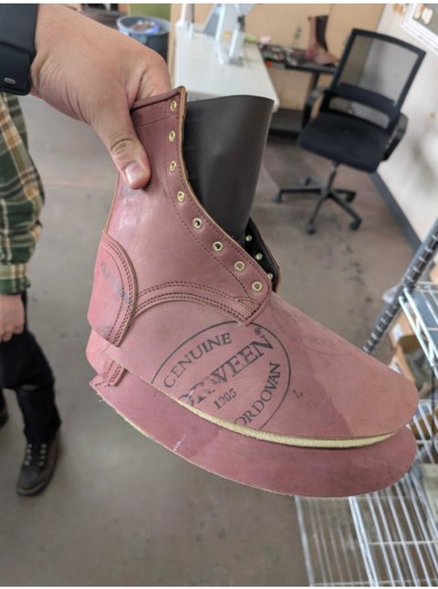 Photo by chris.8888 on May 13, 2026 of the Brandle 1964 in Horween Color 8 Reverse Shell Cordovan.