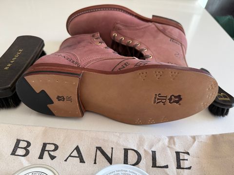 Photo by chris.8888 on July 14, 2026 of the Brandle 1964 in Horween Color 8 Reverse Shell Cordovan.