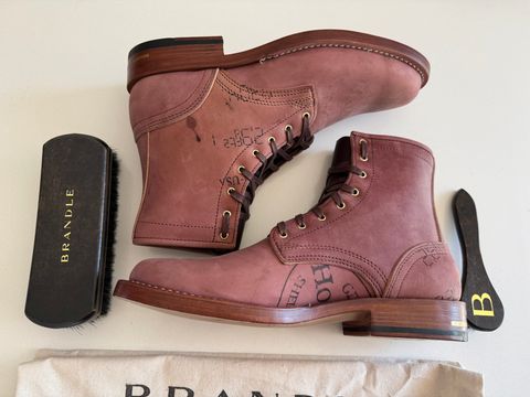 Photo by chris.8888 on July 14, 2026 of the Brandle 1964 in Horween Color 8 Reverse Shell Cordovan.