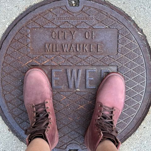 Photo by chris.8888 on July 16, 2026 of the Brandle 1964 in Horween Color 8 Reverse Shell Cordovan.