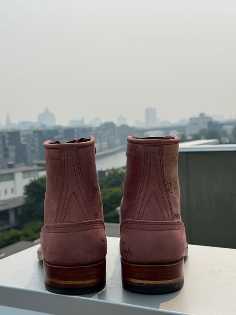 Photo by chris.8888 on July 16, 2026 of the Brandle 1964 in Horween Color 8 Reverse Shell Cordovan.