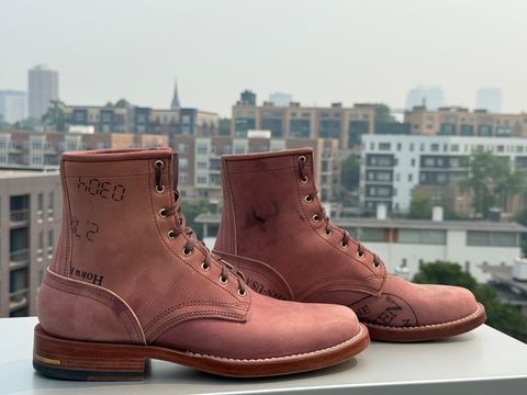 Photo by chris.8888 on July 16, 2026 of the Brandle 1964 in Horween Color 8 Reverse Shell Cordovan.