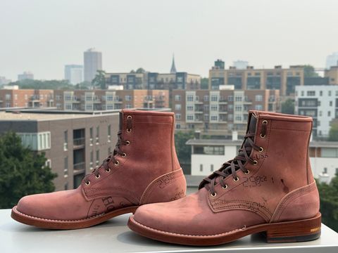Photo by chris.8888 on July 16, 2026 of the Brandle 1964 in Horween Color 8 Reverse Shell Cordovan.