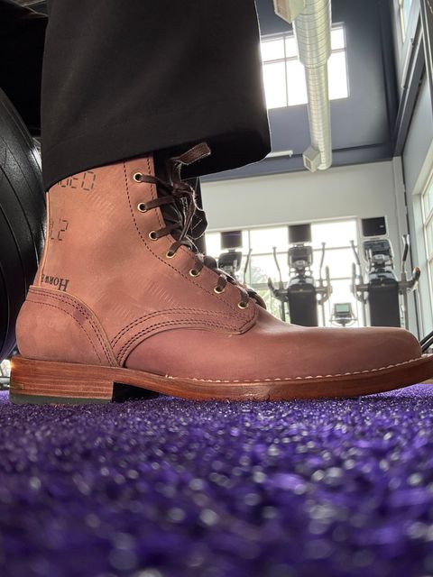 Photo by chris.8888 on July 16, 2026 of the Brandle 1964 in Horween Color 8 Reverse Shell Cordovan.