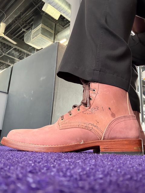 Photo by chris.8888 on July 16, 2026 of the Brandle 1964 in Horween Color 8 Reverse Shell Cordovan.